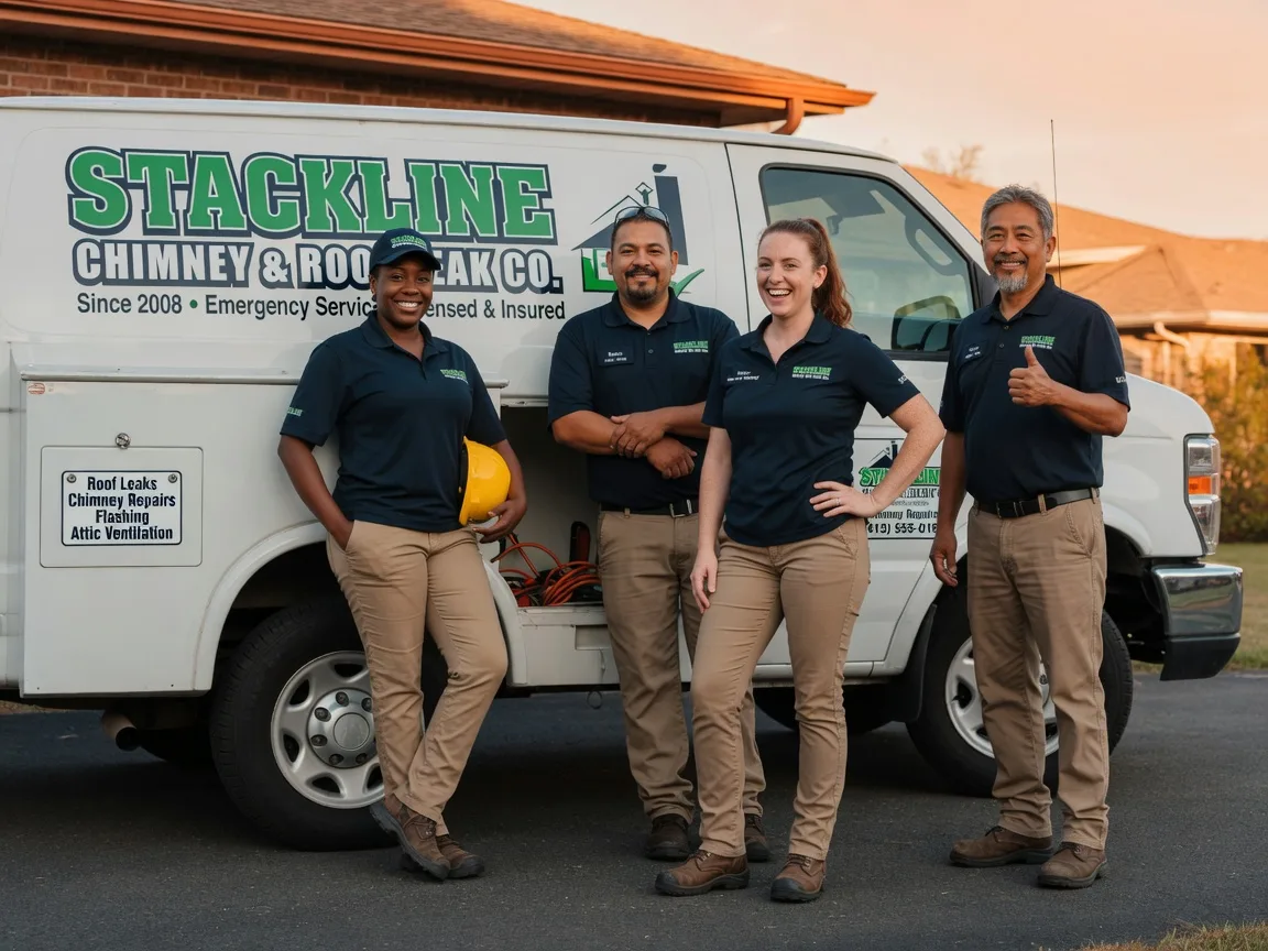 Chimney flashing repair company in Allen, OK